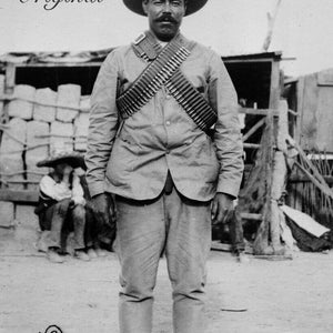 Historical Poster Print: General Francisco Pancho Villa Mexican Revolution Restored Satin Finish Photo Available in 6 Sizes image 2