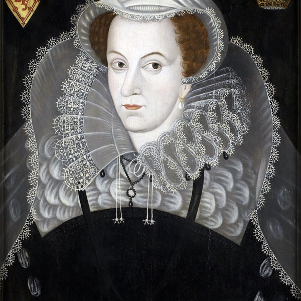 Historical Poster Print: Mary, Queen of Scots - Stuart Dynasty of Scotland and England - Satin Finish Photo - Available in 6 Sizes!