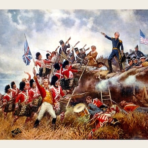 The Battle of New Orleans by E. Percy Moran - War of 1812 - American History Wall Art - Poster Print or Canvas - Available in 3 Sizes!