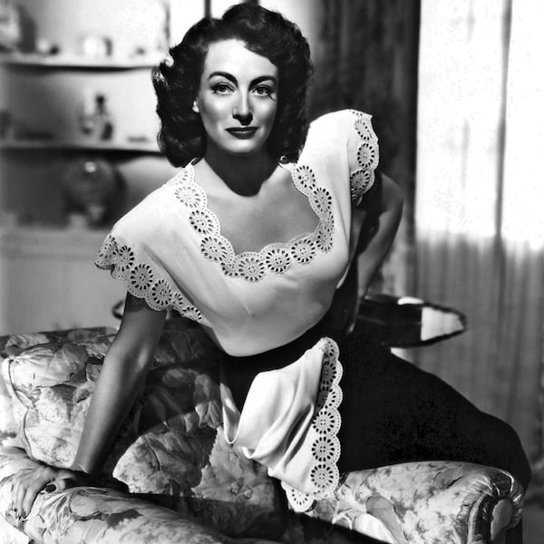 Historical Poster Print: Joan Crawford, Legendary Classic Movie Star Actress Celebrity - New Satin Finish Photo - Available in 6 Sizes!