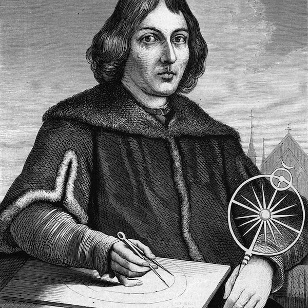 Historical Poster Print: Scientist, Mathematician and Astronomer Nicolaus Copernicus - Satin Finish Photo - Available in 6 Sizes!