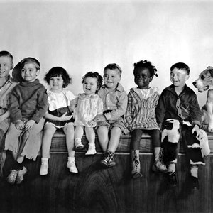 Historical Poster Print: &quot;Our Gang&quot;, The Little Rascals - Alfalfa, Spanky, Darla & others - New Satin Finish Photo - Available in 6 Sizes!