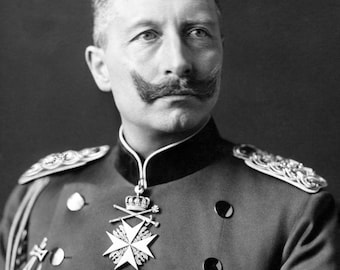 Historical Poster: Kaiser Wilhelm II, King of Prussia and Last German Emperor - Satin Finish Photo - Available in 6 Sizes!