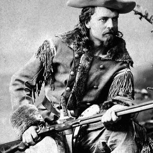 Historical Poster Print: American Scout and Entertainer William &quot;Buffalo Bill&quot; Cody - Satin Finish Photo - Available in 6 Sizes!