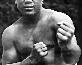 Buy Historical Poster Print: Jack Johnson, Heavyweight