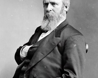 Historical Poster Print: Rutherford B. Hayes, 19th President United States - Satin Finish Photo - Available in 6 Sizes!