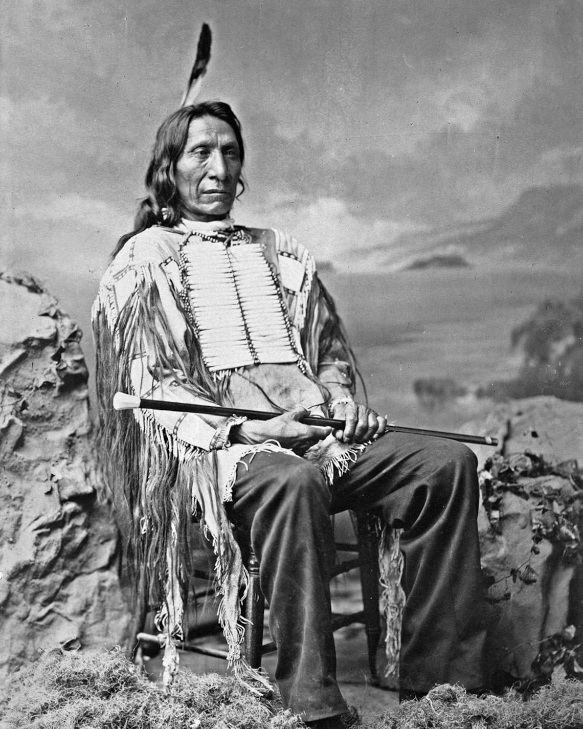 Historical Poster Print: Red Cloud, Oglala Lakota Native American ...