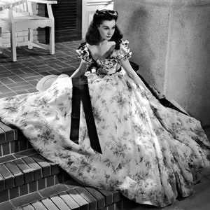 Historical Poster Print: Vivien Leigh Stars as Scarlett O&#39;Hara in &quot;Gone with the Wind&quot; - New Satin Finish Photo - Available in 6 Sizes!