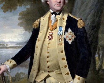 Historical Poster Print: Baron Friedrich von Steuben, Prussian General of American Revolution - Satin Finish Photo - Available in 6 Sizes