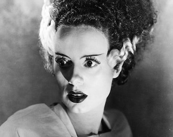 Historical Poster Print: Elsa Lanchester Stars as &quot;The Bride of Frankenstein&quot; - 1935 - New Satin Finish Photo - Available in 6 Sizes!