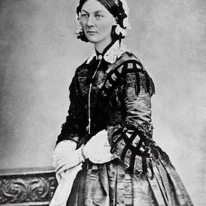 Historical Poster Print: English Nurse Florence Nightingale, Founder of Modern Nursing - New Satin Finish Photo - Available in 6 Sizes!
