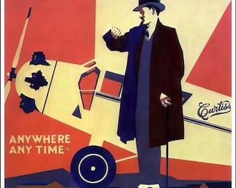 1950s TWA Airline Vintage Style Travel Poster - 20x30のeBay