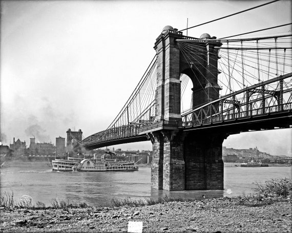 John A. Roebling Suspension Bridge near Butler