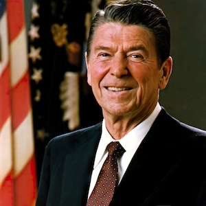 Historical Poster Print: Ronald W. Reagan, 40th President of the United States - Satin Finish Photo - Available in 6 Sizes!