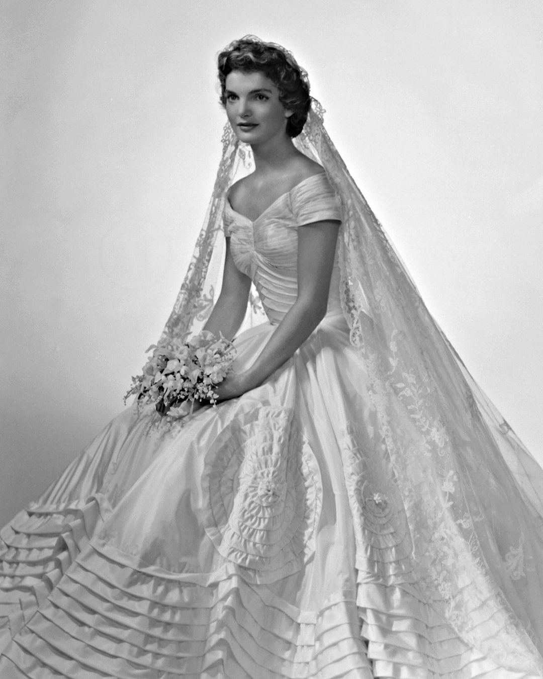 Historical Poster Print: Wedding Portrait of Jacqueline 