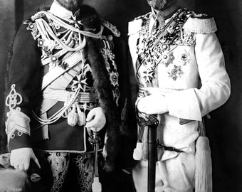 KING GEORGE VI OF THE UNITED KINGDOM Glossy 8x10 Photo Print Military Poster KING GEORGE VI OF THE UNITED KINGDOM Glossy 8x10 Photo Print Military Poster