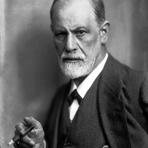 Historical Poster Print: Sigmund Freud, Doctor and Founder of Psychoanalysis - Psychology - Satin Finish Photo - Available in 6 Sizes!