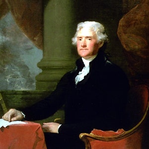 Historical Poster Print: Thomas Jefferson, 3rd President the United States - Satin Finish Photo - Available in 6 Sizes!