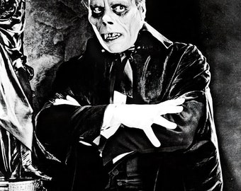 Historical Poster Print: Lon Chaney Sr. in Silent Movie Film "The Phantom of the Opera" - New Satin Finish Photo - Available in 6 Sizes!