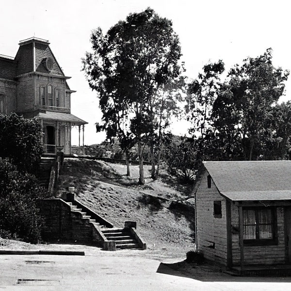 Historical Poster Print: Title - The Bates Motel from "Psycho" Motion Picture - New Satin Finish Photo - Available in 6 Sizes!