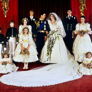 Historical Poster Print: Wedding of Prince Charles of Great - Etsy