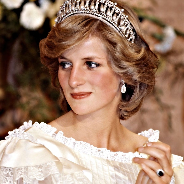Historical Poster Print: HRH Diana, Princess of Wales ca. 1985 - British Royal Family - Restored Satin Finish Photo - Available in 6 Sizes!