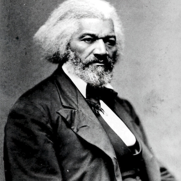 Historical Poster Print: Abolitionist, Political Activist and Candidate Frederick Douglass - Satin Finish Photo - Available in 6 Sizes!