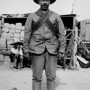 Historical Poster Print: General Francisco Pancho Villa Mexican Revolution Restored Satin Finish Photo Available in 6 Sizes image 1