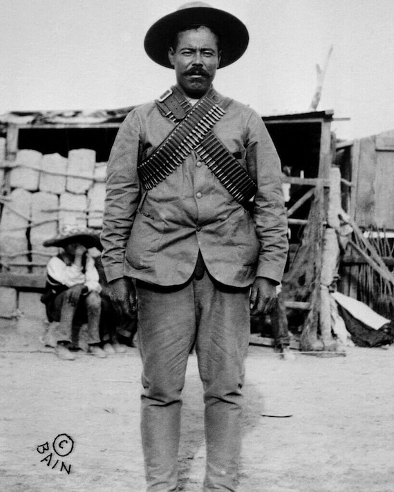 Historical Poster Print: General Francisco pancho Villa Mexican Revolution  Restored Satin Finish Photo Available in 6 Sizes - Etsy