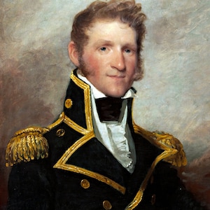 Historical Poster Print: Captain Thomas Macdonough, &quot;Hero of Lake Champlain&quot; - War of 1812 - Satin Finish Photo - Available in 6 Sizes
