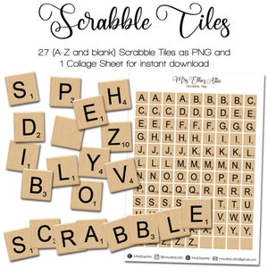 Scrabble Tile - Etsy