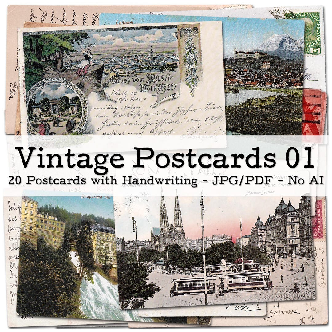 Vintage Picture Postcards With Handwritten Letters | 1900s - 1940s ...