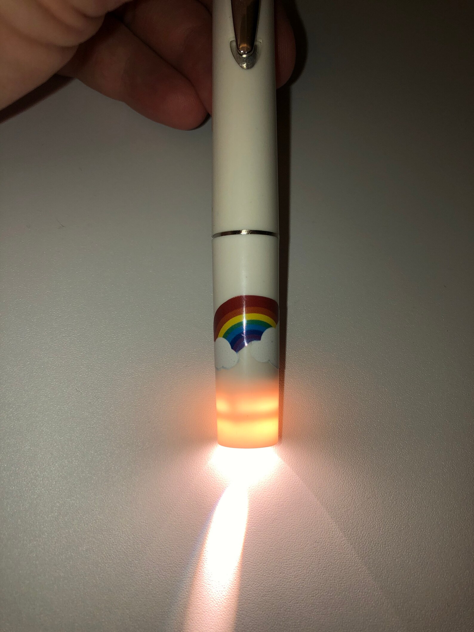 Personalised Rainbow pen torch with free gift box handy gift Etsy