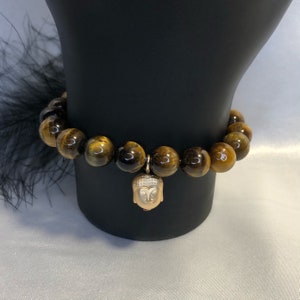 Tigers Eye buddha bracelet