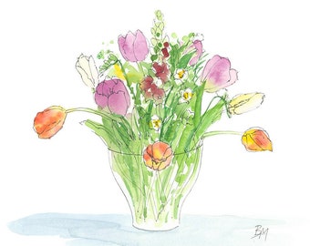 Tulips  Print