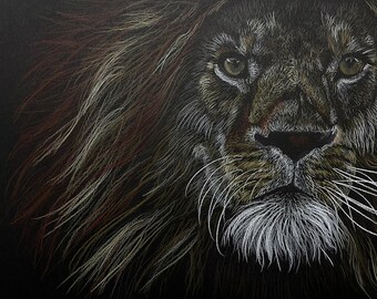 Lion Print "Strength"