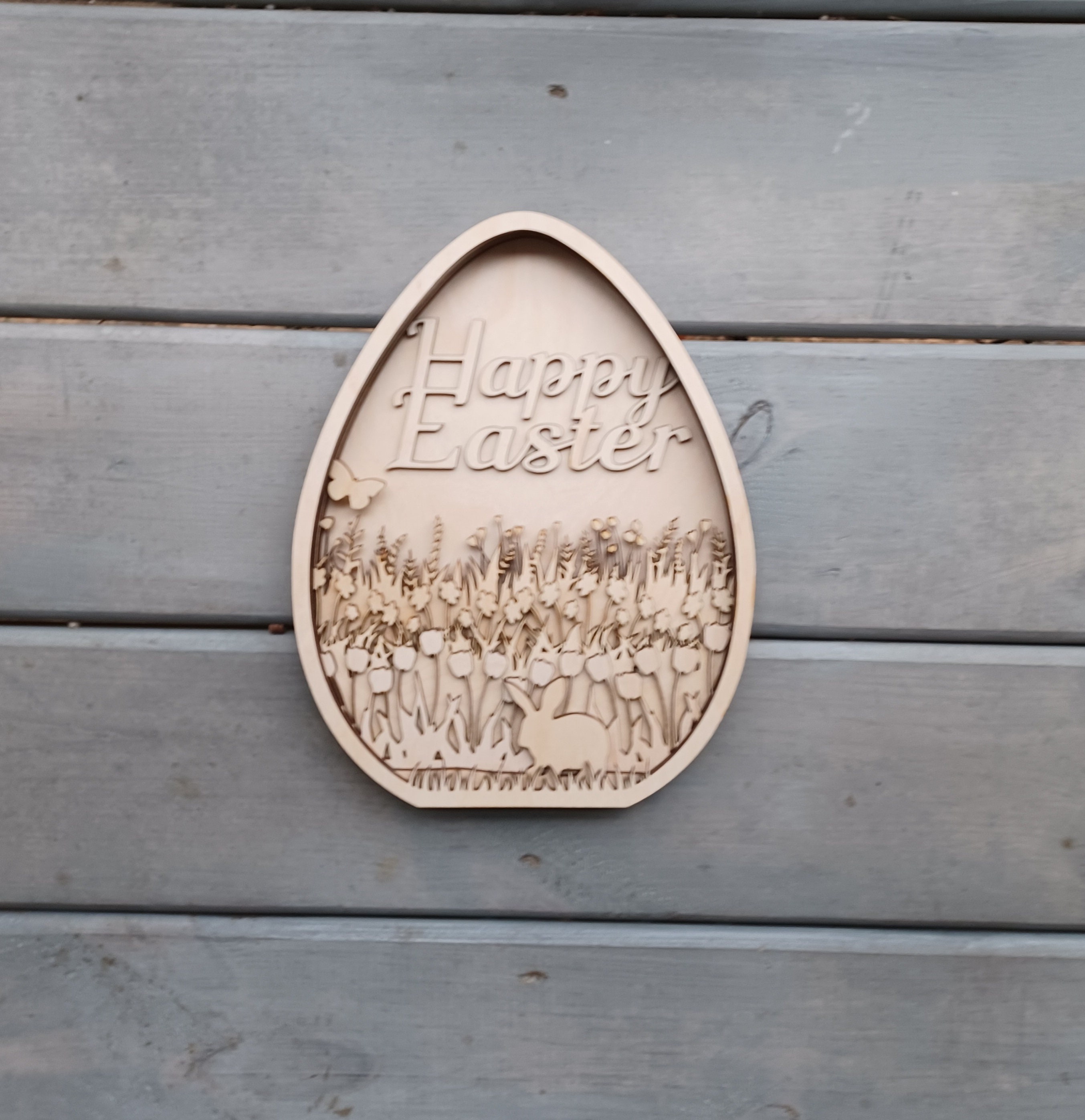 DIGITAL SVG FILE Glowforge Laser Cut Easter Egg Spring Multi-layer ...