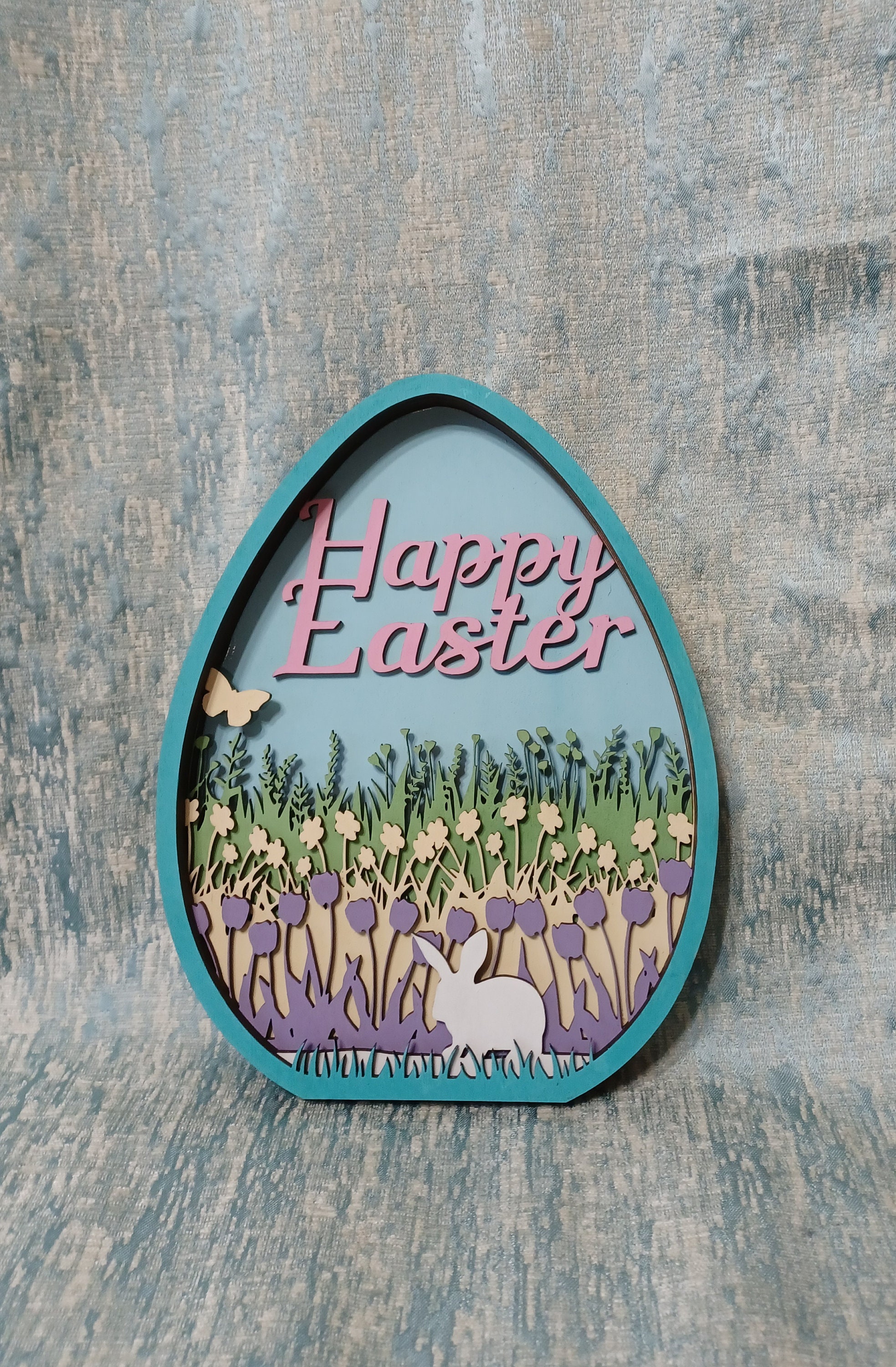 DIGITAL SVG FILE Glowforge Laser Cut Easter Egg Spring Multi-layer ...