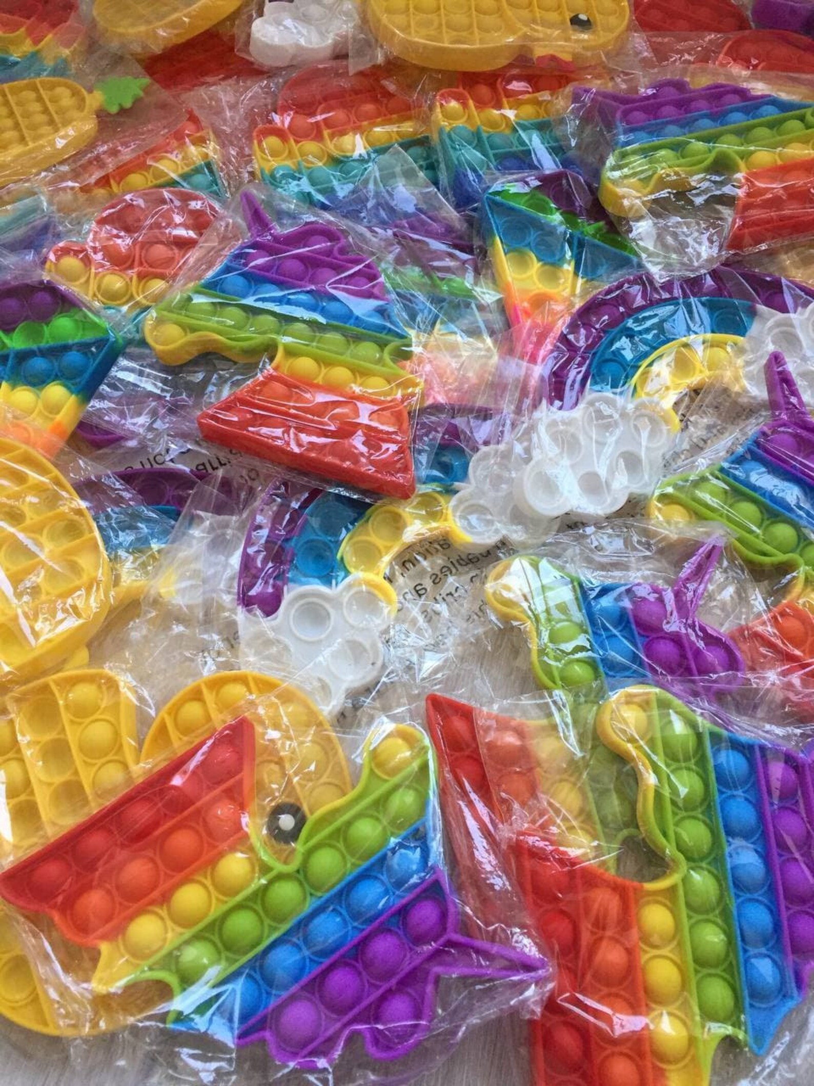 Pop It Unicorn Fidget toys push pop bubble wrap toy gift Etsy