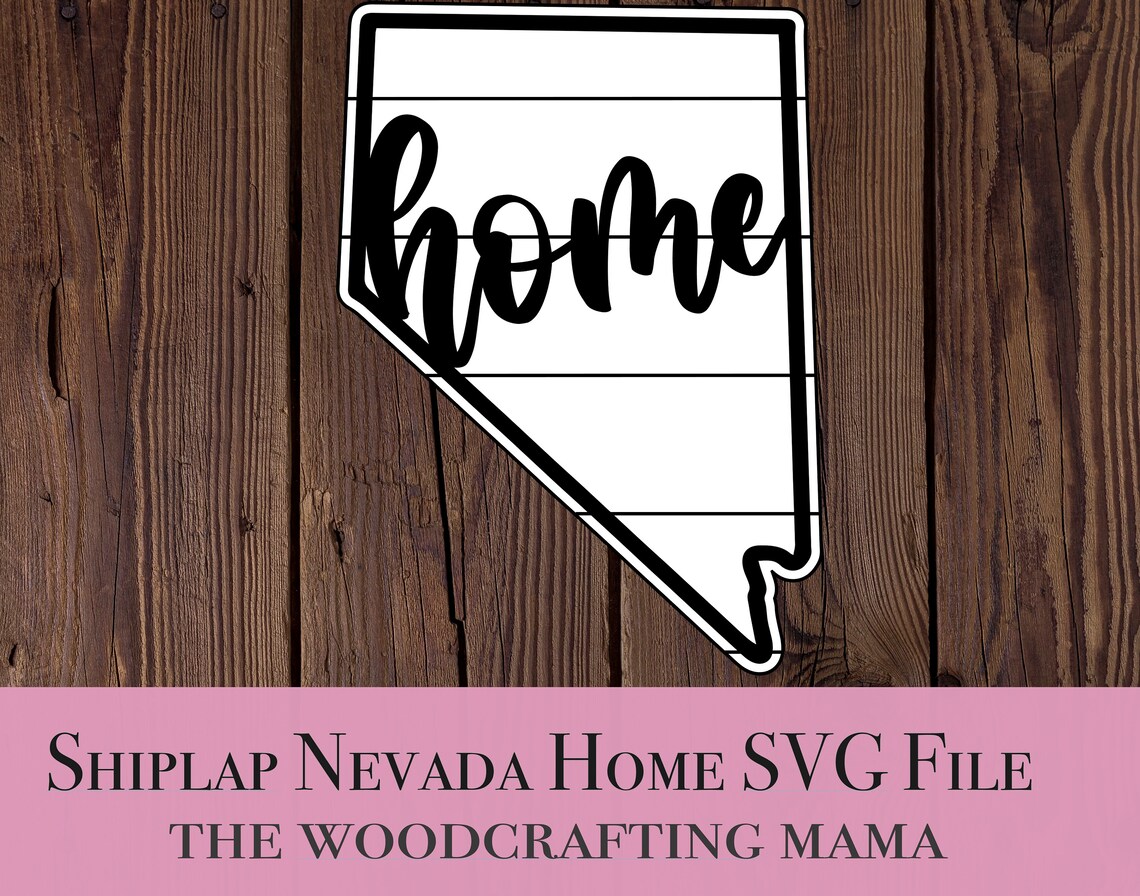 Download Shiplap Nevada Home SVG Cut File cricut silhouette | Etsy