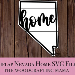 Download Shiplap Nevada Home SVG Cut File cricut silhouette | Etsy