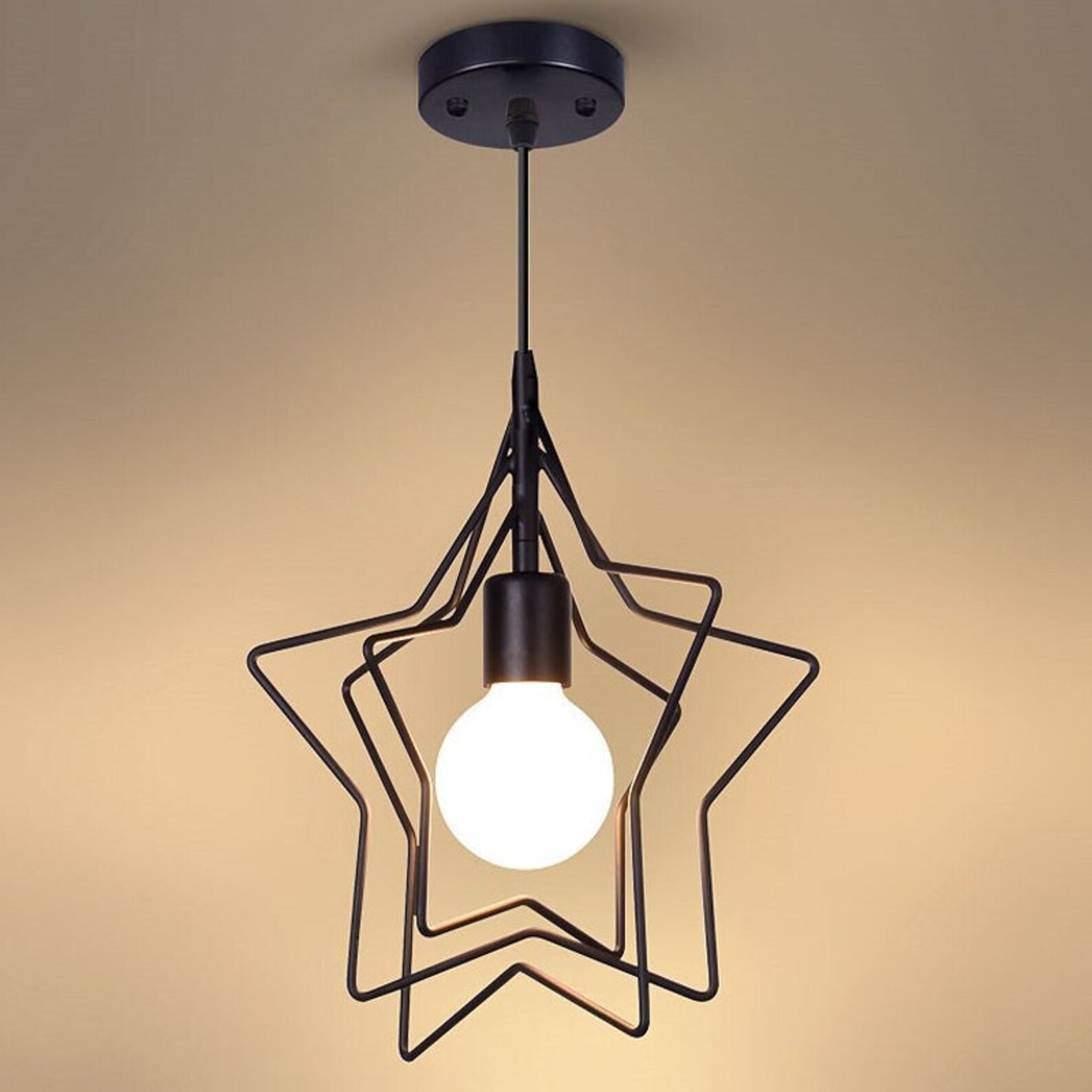 Stern-Anhänger-Lampe Esszimmer führte moderne nordische Licht | Etsy