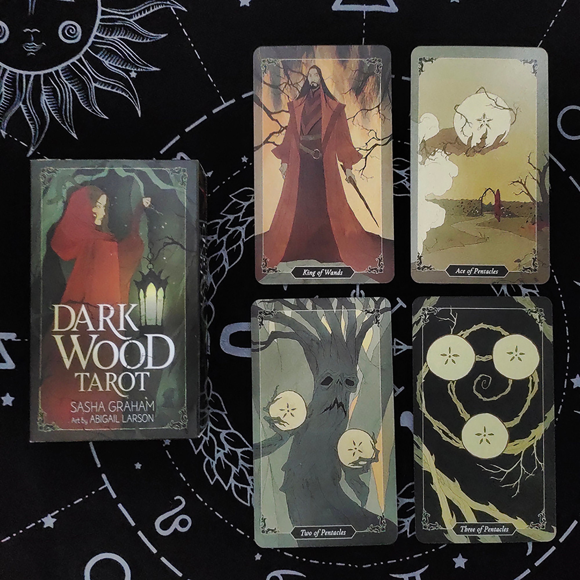 Dark Wood TarotDark Forest Tarot CardsAnime CardsPredicting Etsy