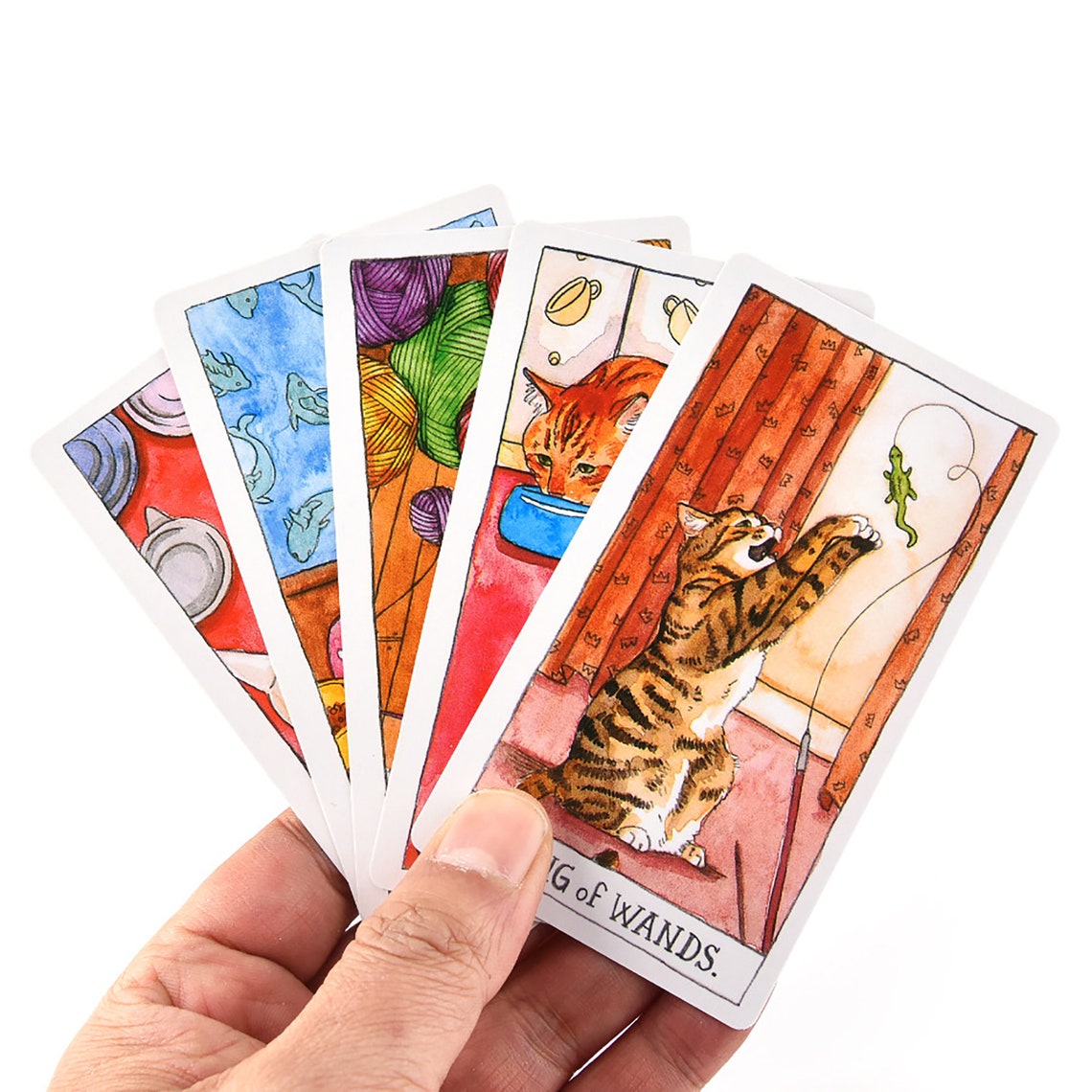 Cute Cat Tarot CardsParanormal Card GamesPredicting The Etsy