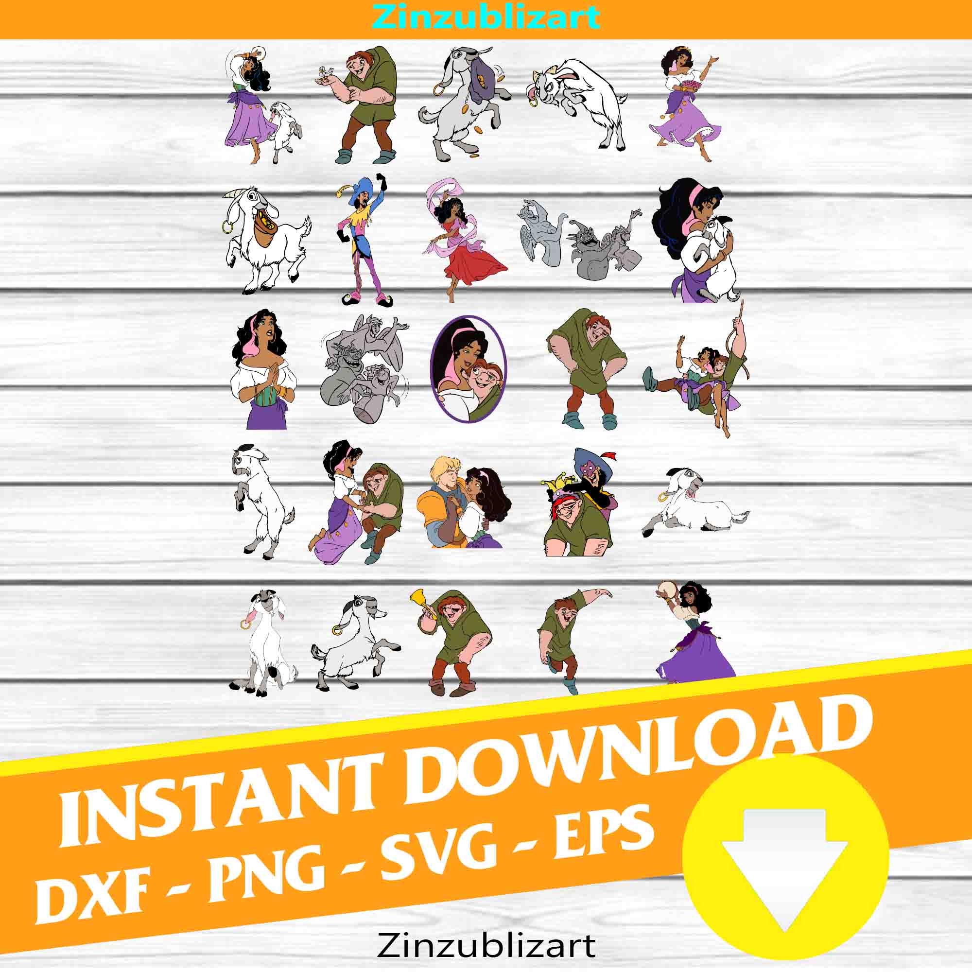 Funny Characters Svg, Bundle, Cartoon Svg, Cricut File, Clipart, Svg ...