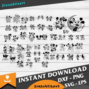 Peut inclure: Un ensemble de 48 images clipart numériques en noir et blanc représentant Mickey Mouse et Minnie Mouse dans différentes poses. Les images incluent Mickey et Minnie se tenant la main, dansant et célébrant. Les images sont parfaites pour les projets d'artisanat, le scrapbooking et la conception numérique.