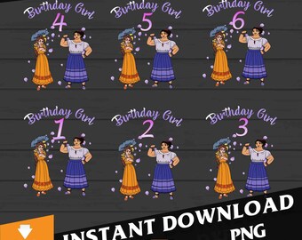 Bundle Birthday Png, Birthday Girl Png, Bundle, Png Images Digital 300dpi