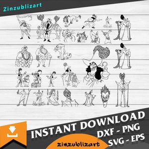 Bundle, Cartoon Svg, Cricut File, Clipart, Svg, Png, Eps, Dxf