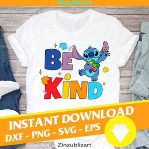 Wees vriendelijk Autisme Cartoon Svg, Cartoon Svg, Autisme Svg, Cricut bestand, Clipart, Svg, Png, Eps, Dxf