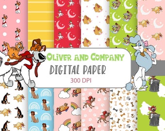 Dog Seamless Pattern, Digital Papers, Scrapbook Papers, Pattern Paper, Background, Wallpaper, Pattern, 12*12inches -300dpi